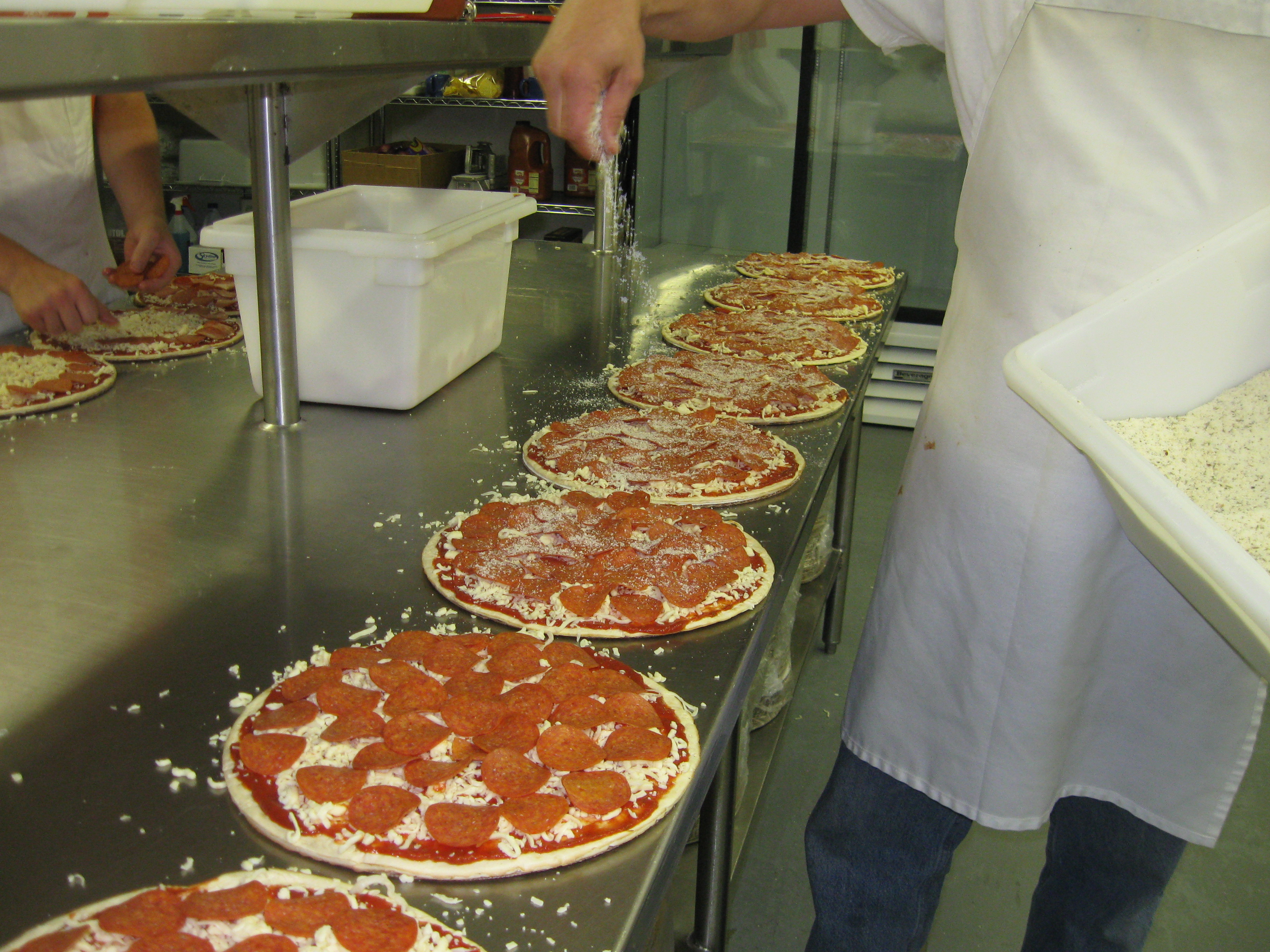 The first batches of Dogtown Pizza