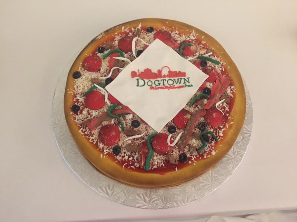 Dogtown Pizza 10th Anniversary Cake