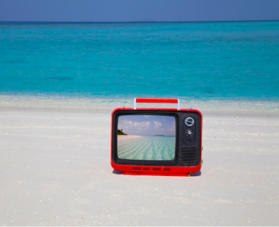 tv-on-beach