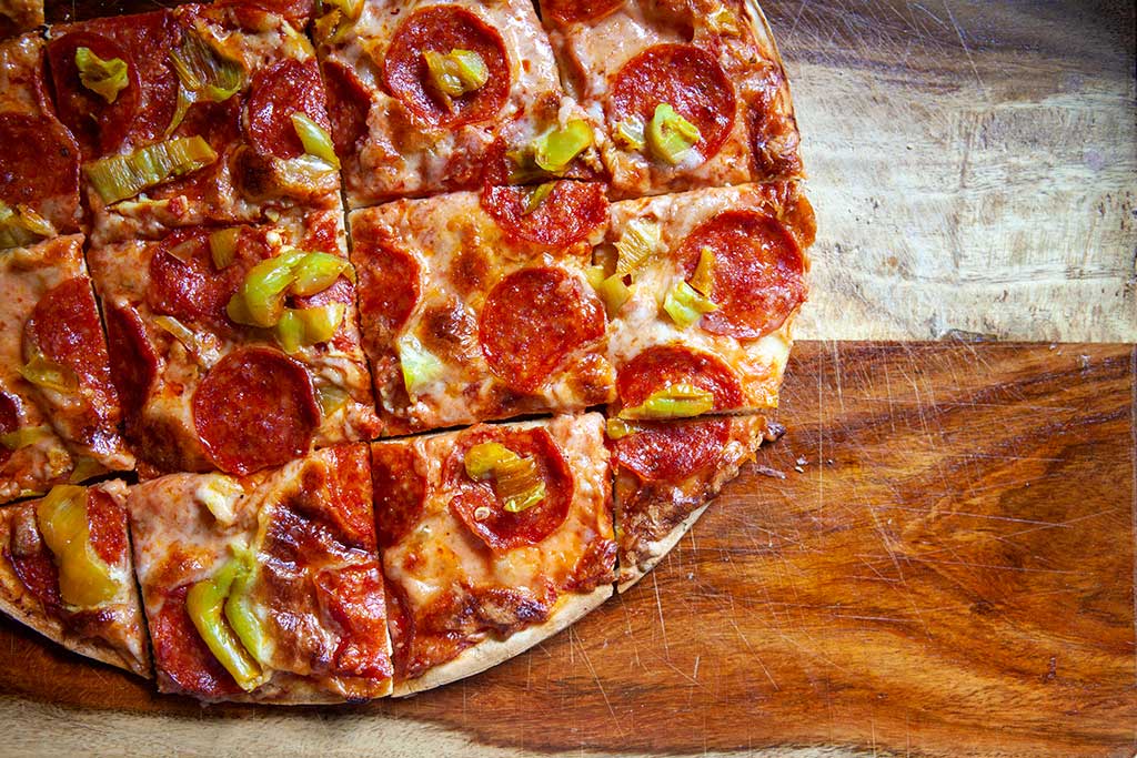 square cut st. louis style pizza